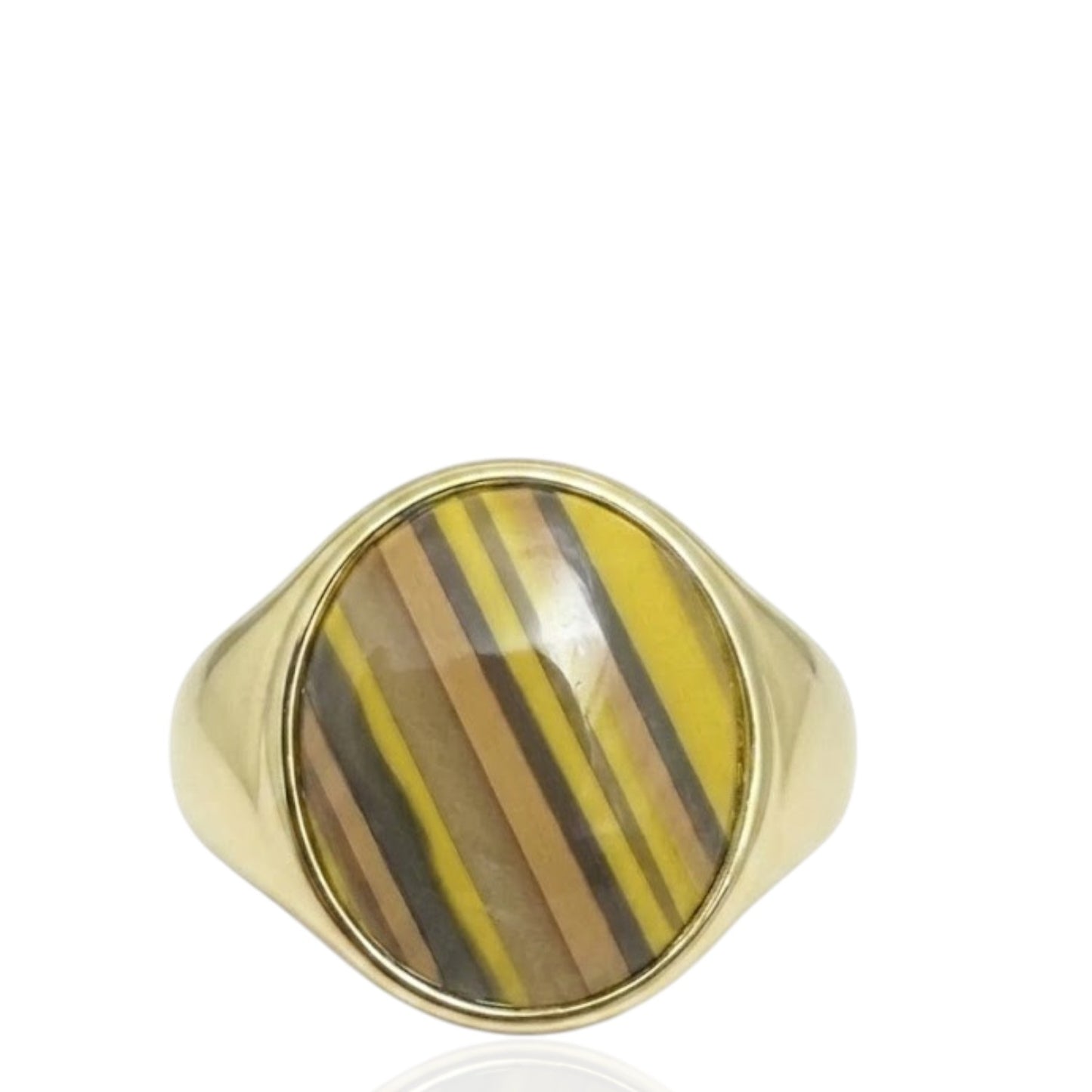 Sterling Silver Signet Ring With Stone SGN01