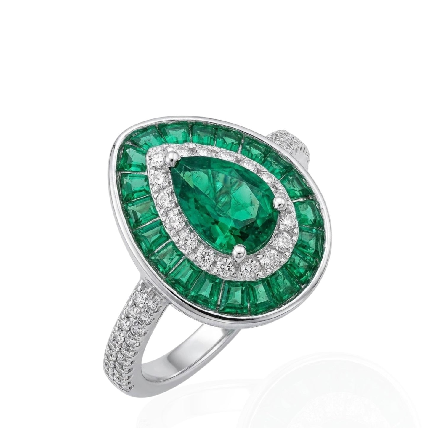 Sterling Silver Ring CZ Stone RCZ10082