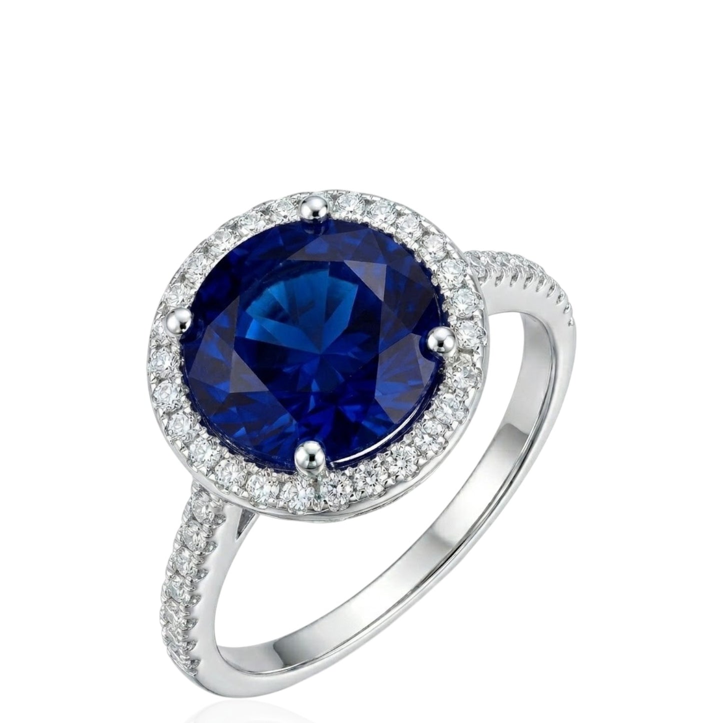 Sterling Silver Ring CZ Round Stone RCZ639