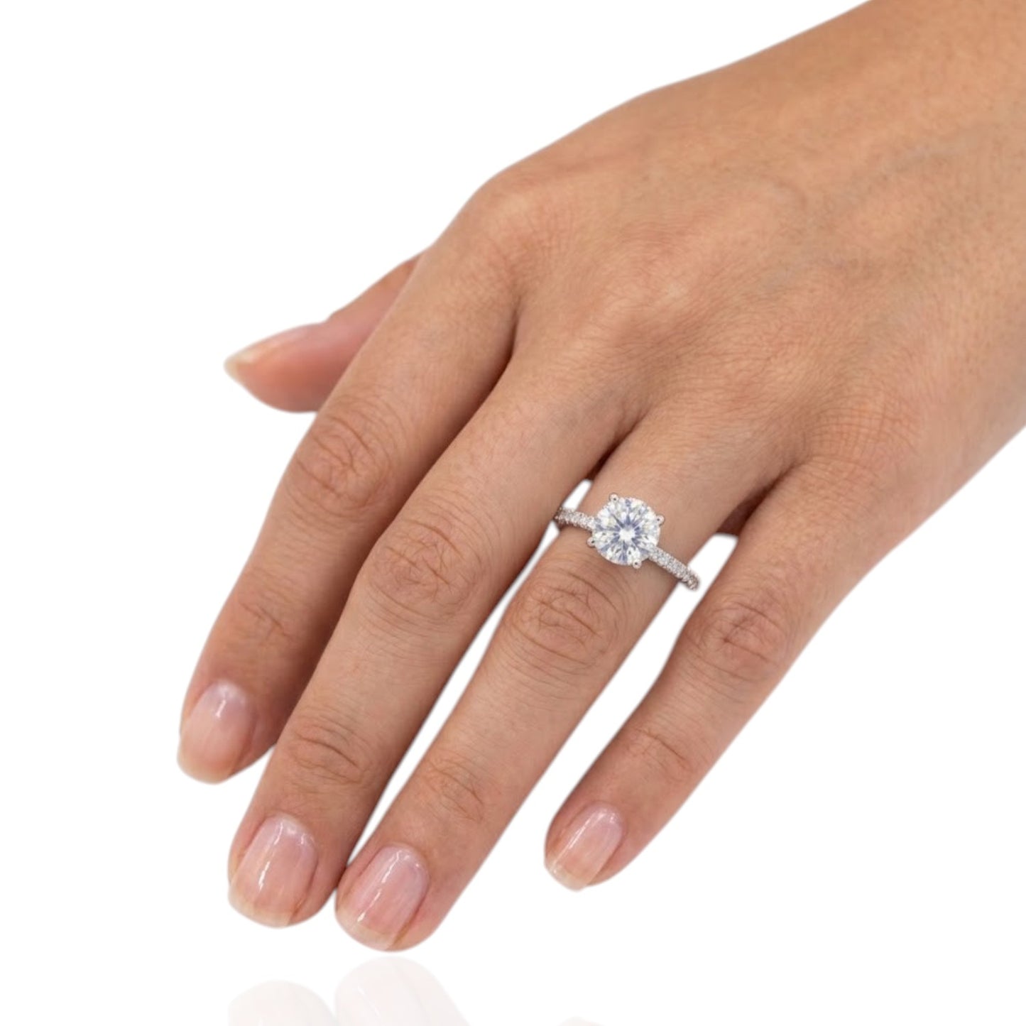 Sterling Silver Ring CZ Stone RCZ8106