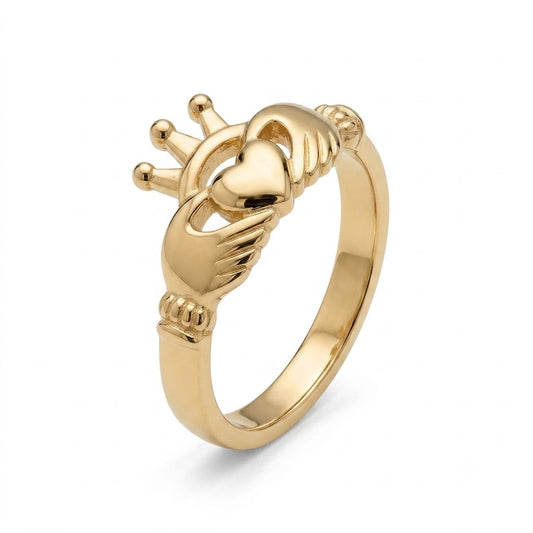 Sterling Silver Claddagh Ring RCZ10004