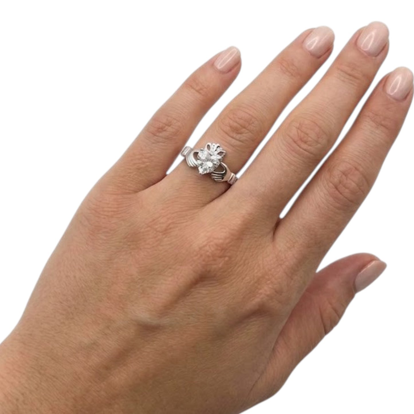 Sterling Silver Ring CZ Stone RCZ10001