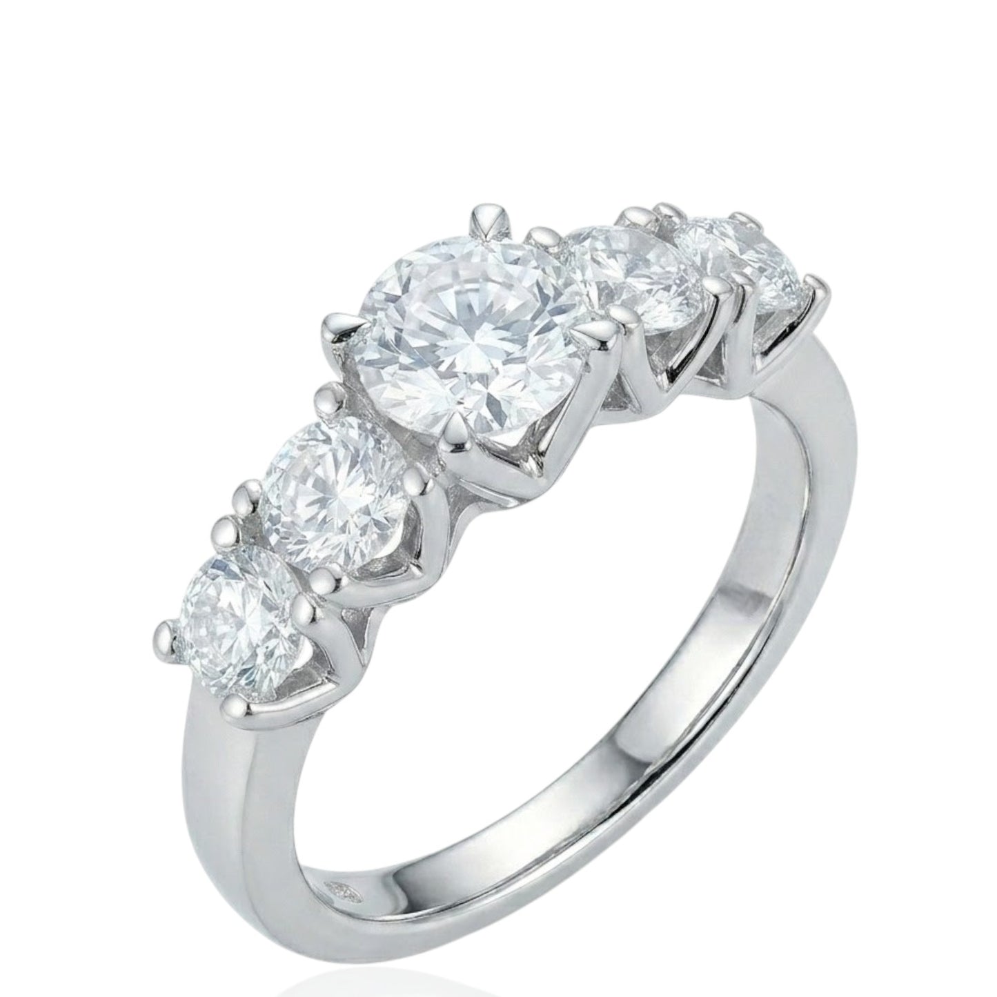 Sterling Silver Ring CZ Stone RCZ3310