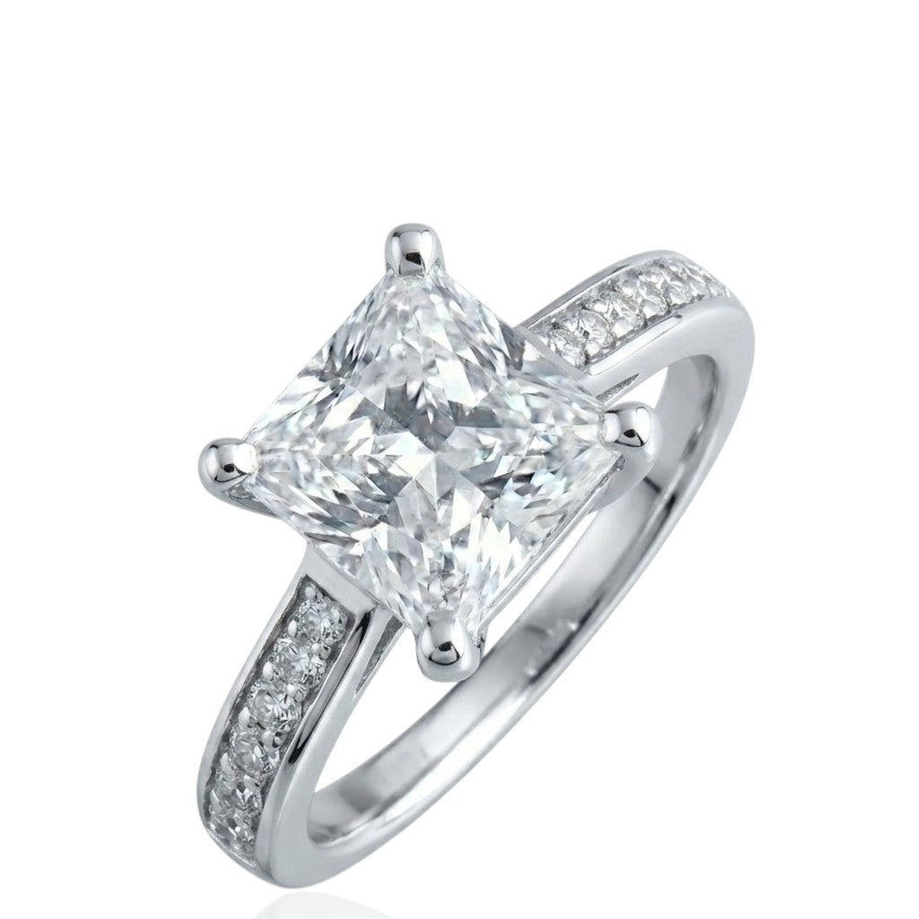 Sterling Silver Ring CZ Stone RCZ8154