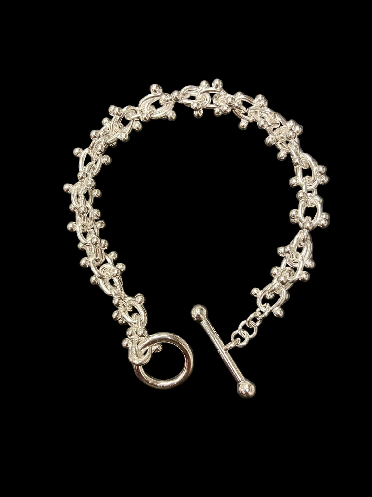Sterling Silver Bracelet 8" BCZ3302