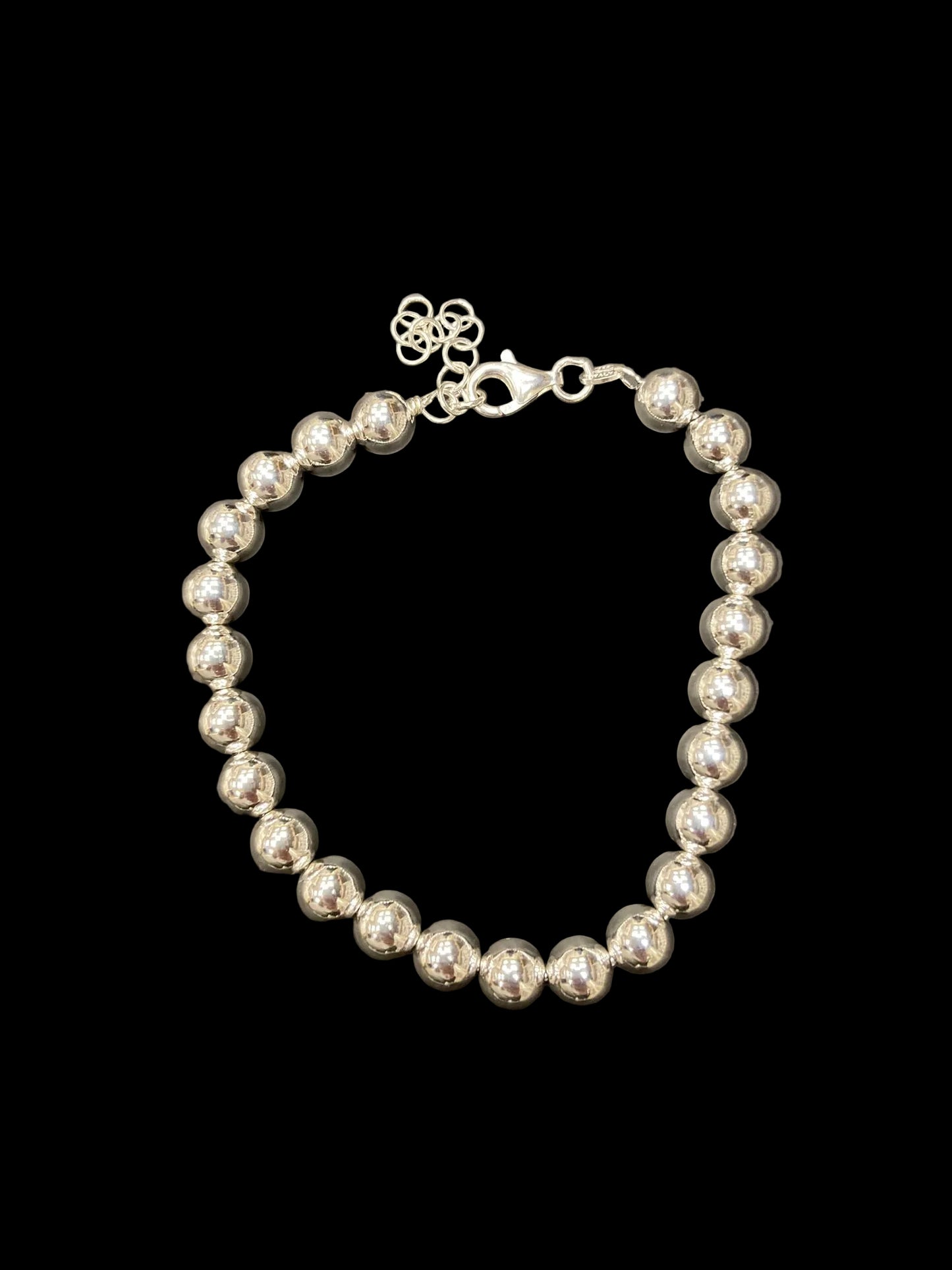 Sterling Silver 9" Pearl Bracelet BPS3301