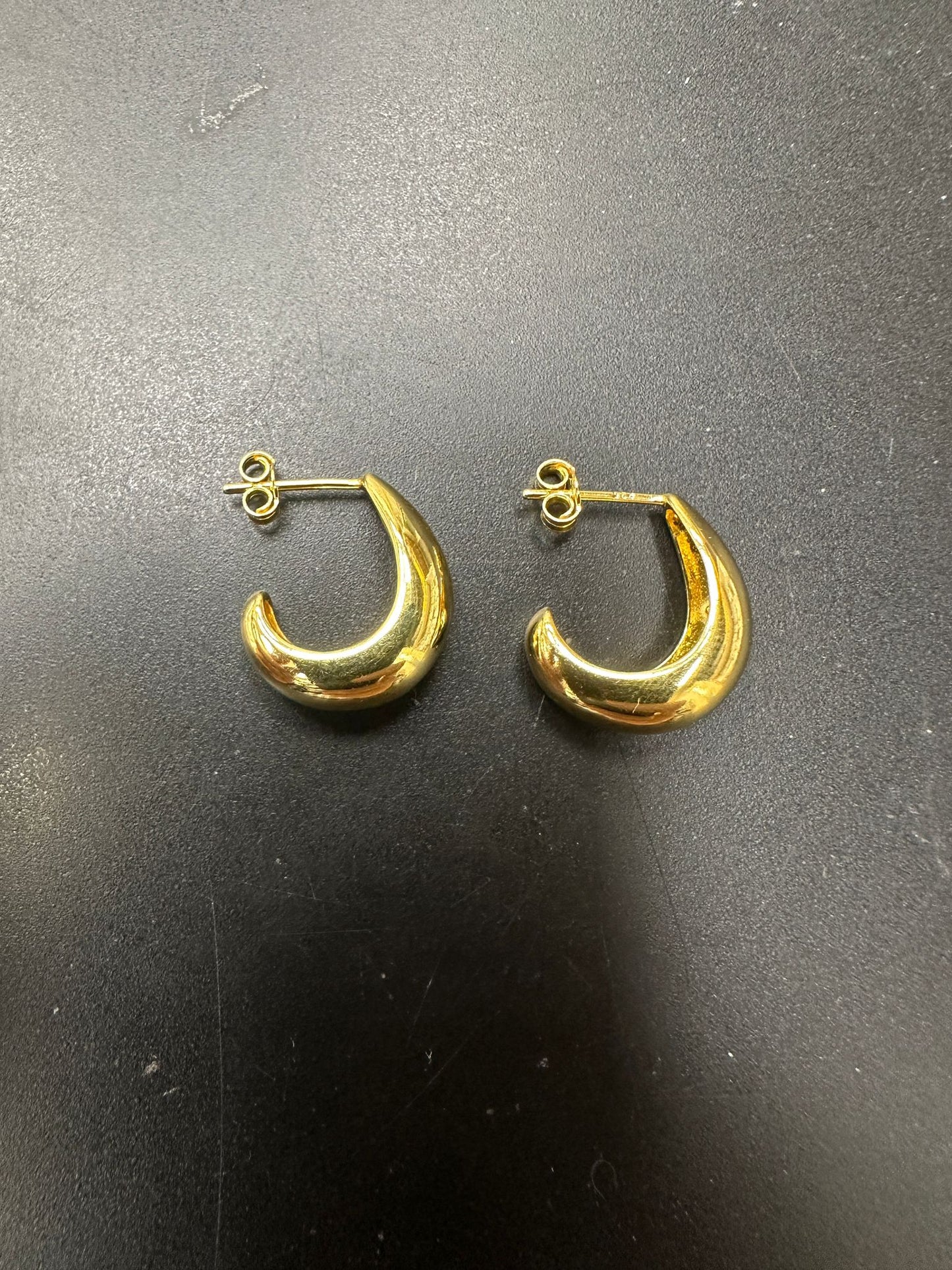 Sterling Silver Plain Earring EP100155