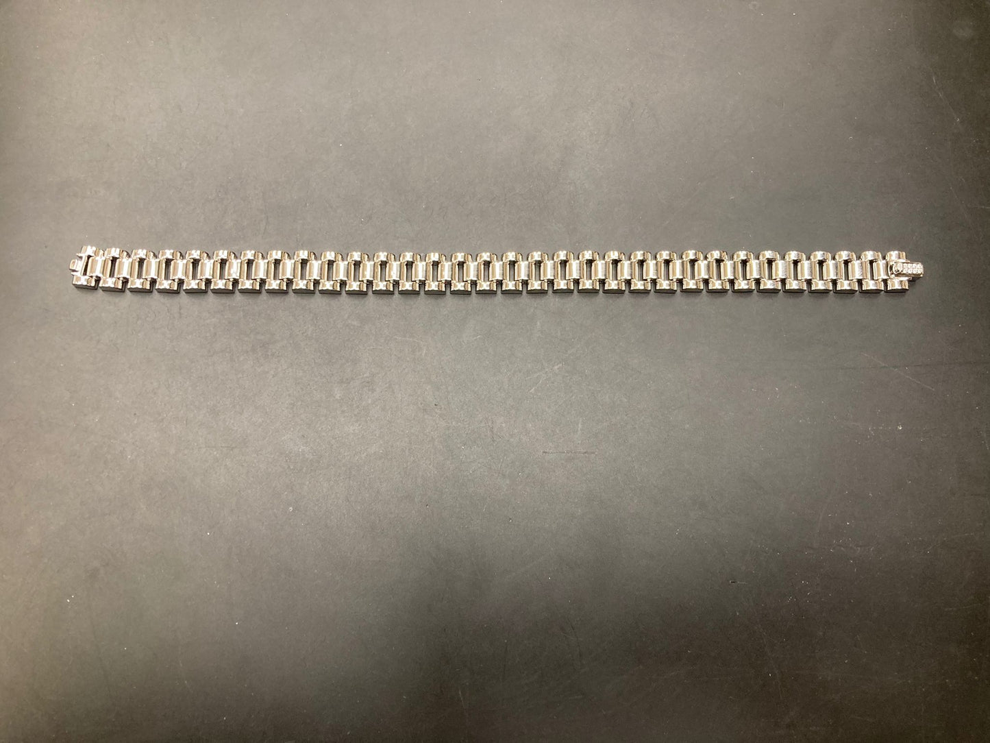 Sterling Silver Plain Rolex Bracelet BRC003
