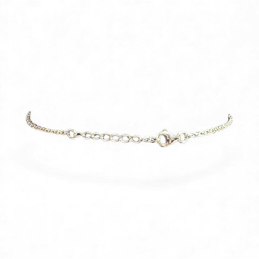 Sterling Silver Bracelet 7.5" CZ Stone BRCZ414