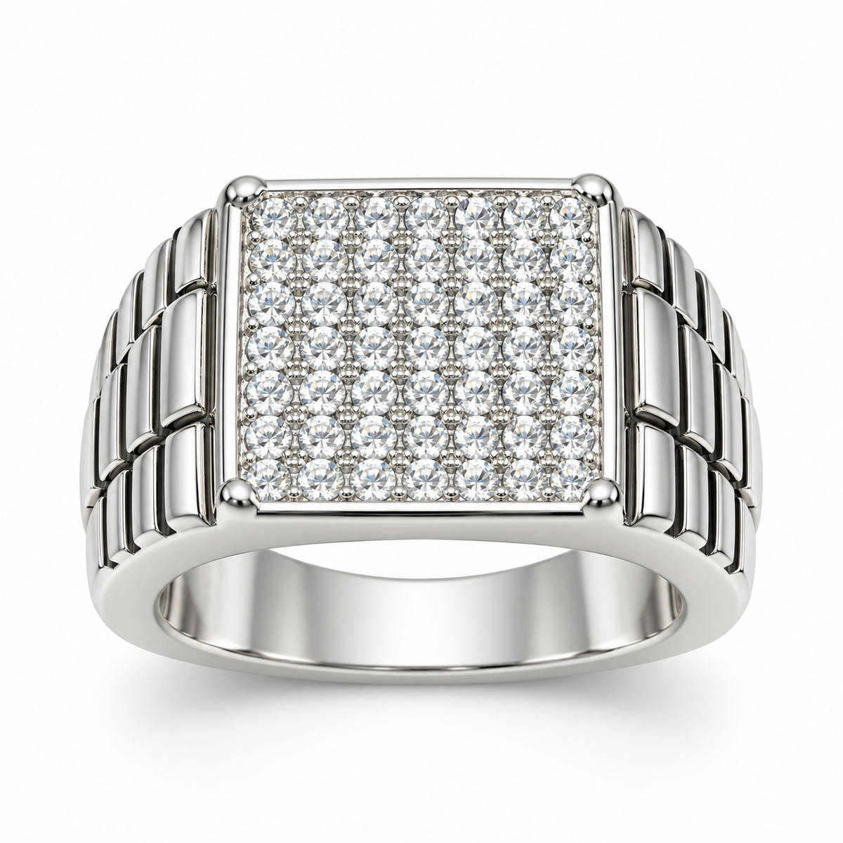 Sterling Silver Ring CZ Stone