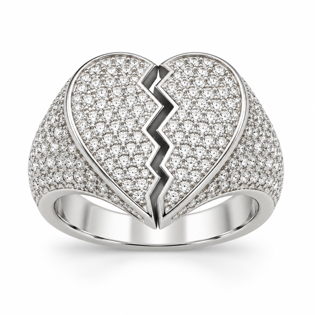 Sterling Silver Ring CZ Stone