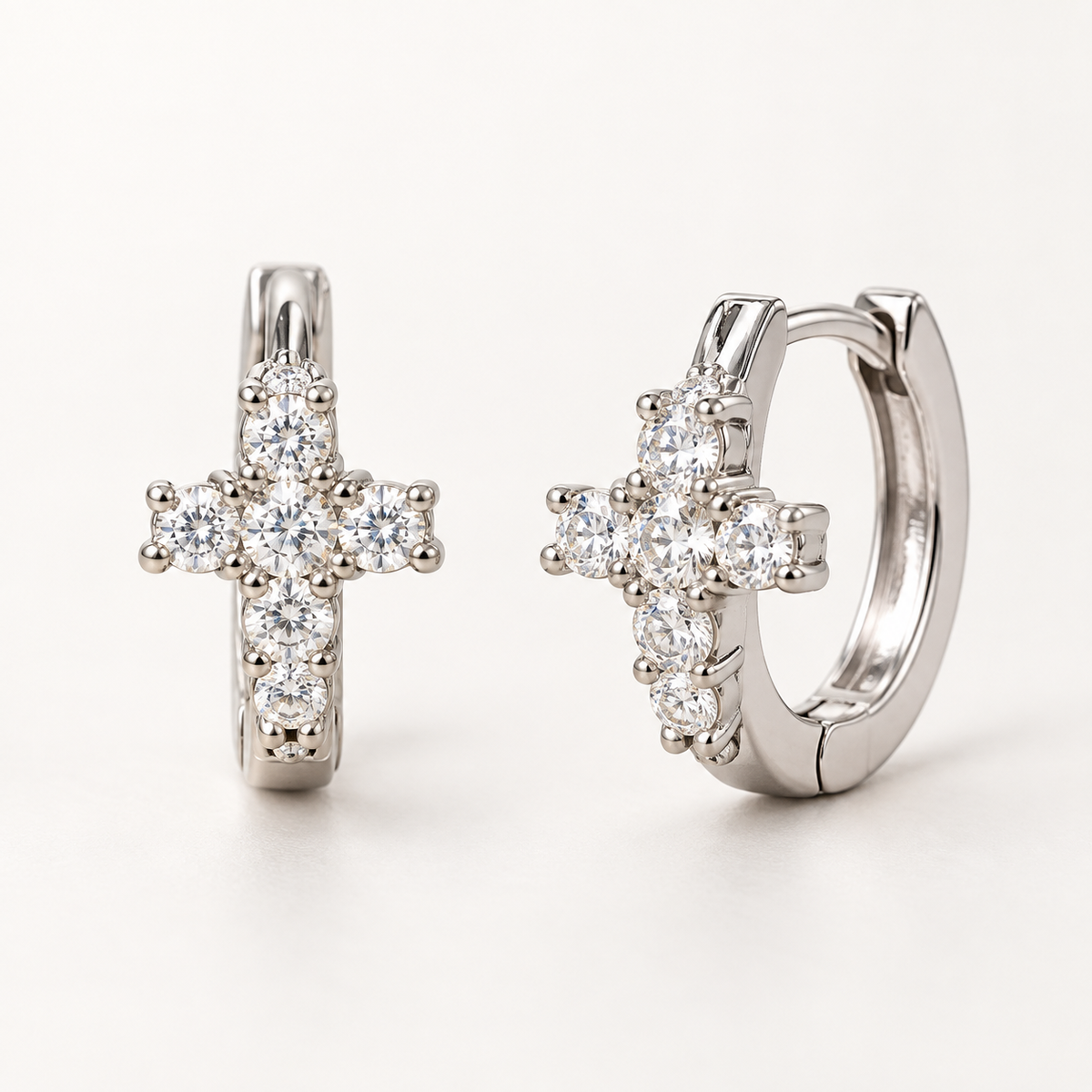 Sterling Silver Earring CZ Stone