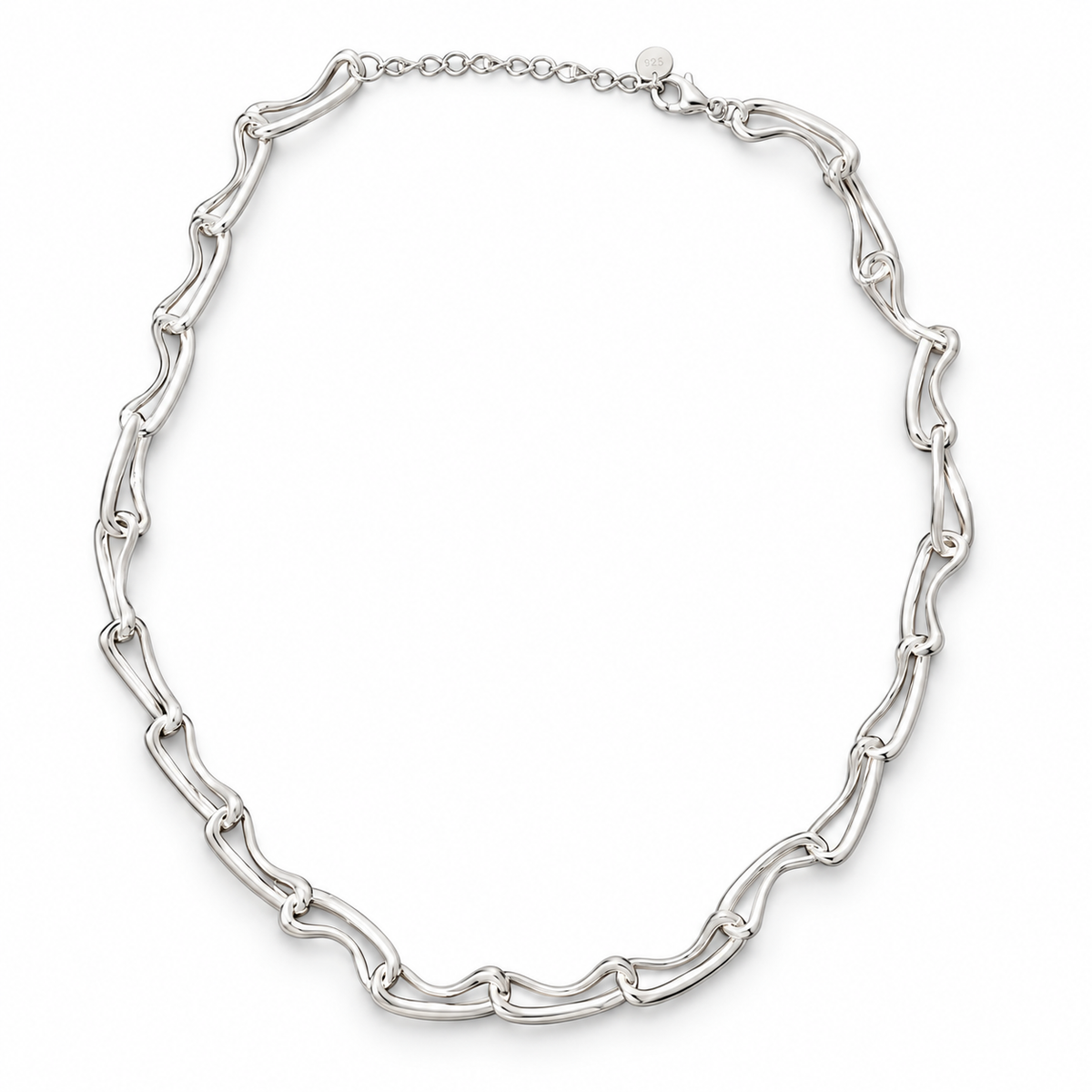 Sterling Silver Necklace 17+2"