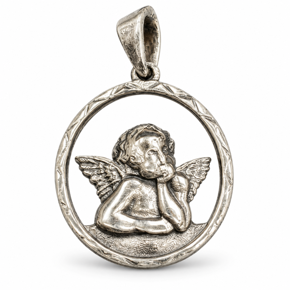 Sterling Silver Angel Pendant PP021270175