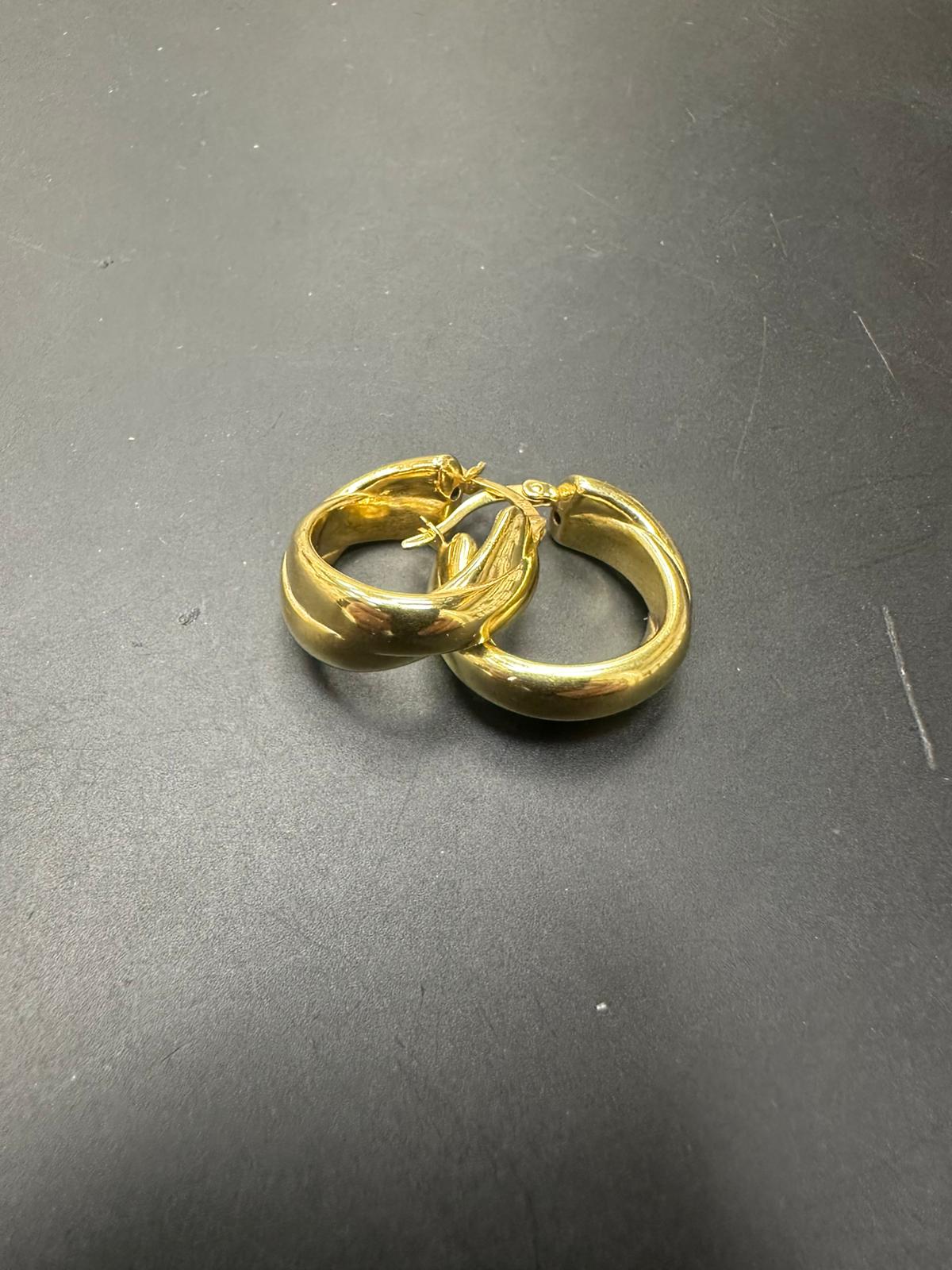 Sterling Silver Plain Earring ECZ100106