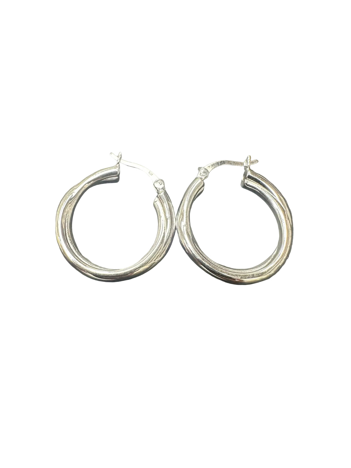Sterling Silver Round Earring ECZ100114