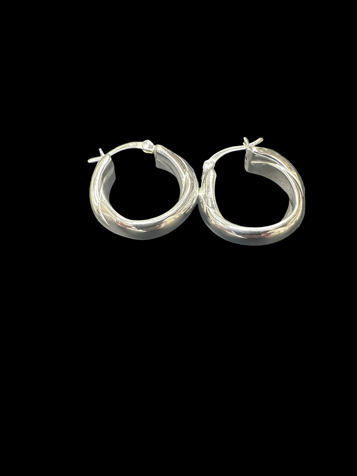 Sterling Silver Round Earring ECZ100114Y