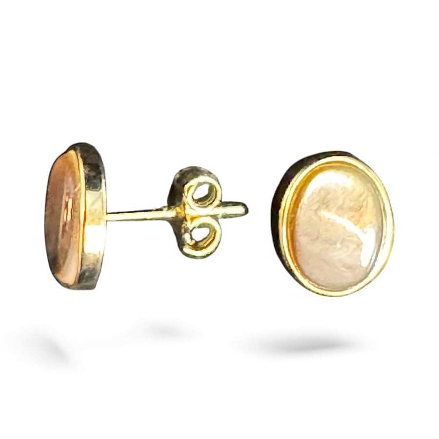 Sterling Silver Stud Earring CZ Stone ECZ10147