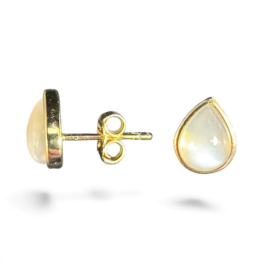 Sterling Silver Stud Earring CZ Stone ECZ10153