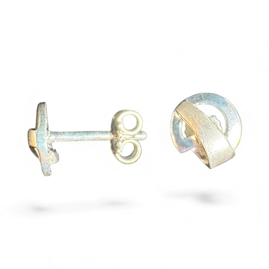 Sterling Silver Stud Earring CZ Stone ECZ3394