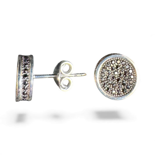 Sterling Silver Stud Earring CZ Stone ECZ368
