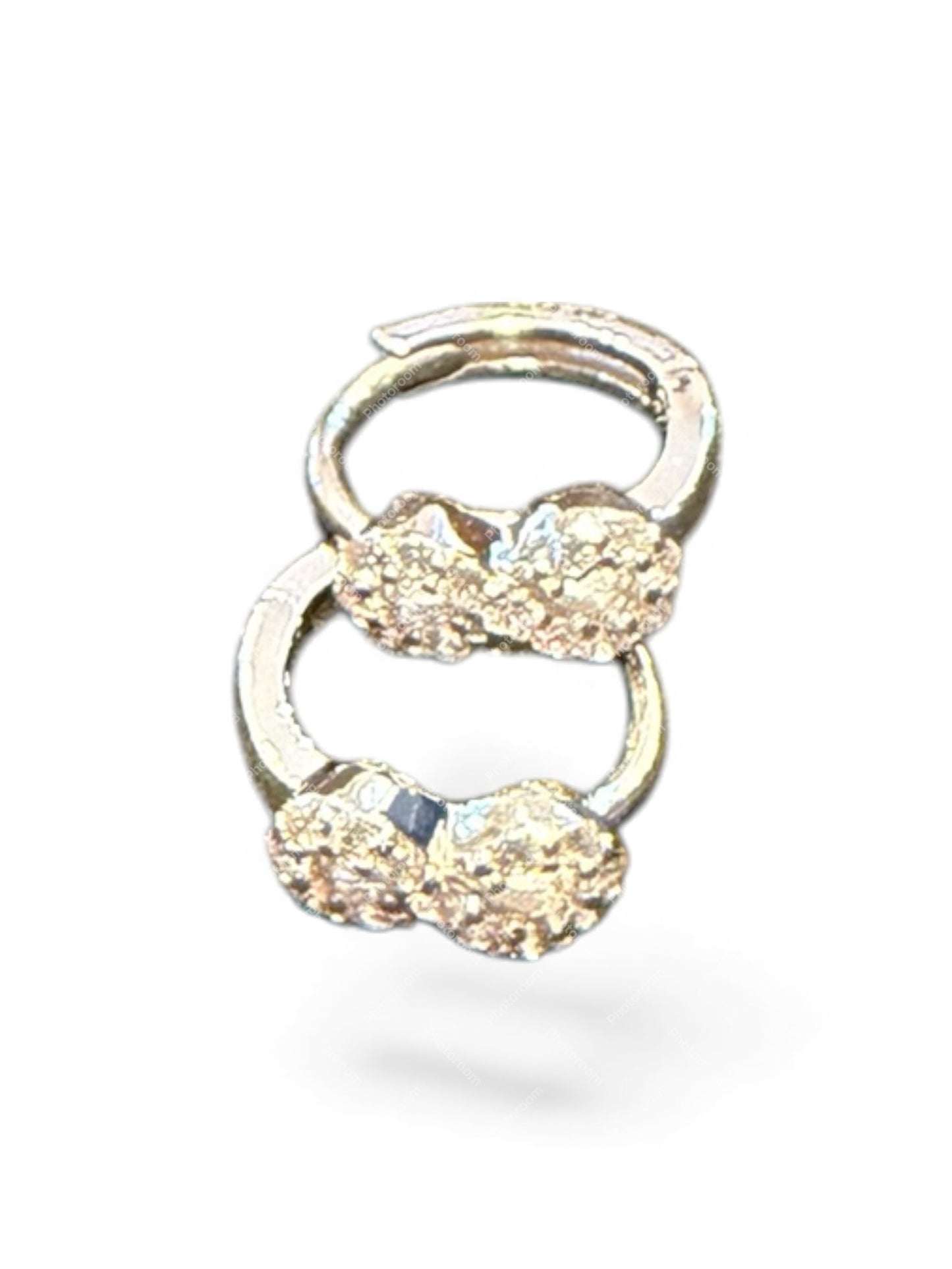 Sterling Silver Round Earring CZ Stone ECZ755