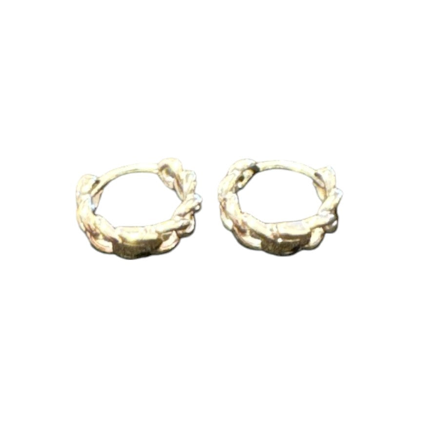 Sterling Silver Round Earring ECZ9836