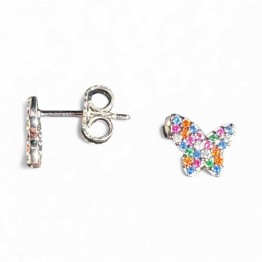 Sterling Silver Stud Earring CZ Stone ECZ9906