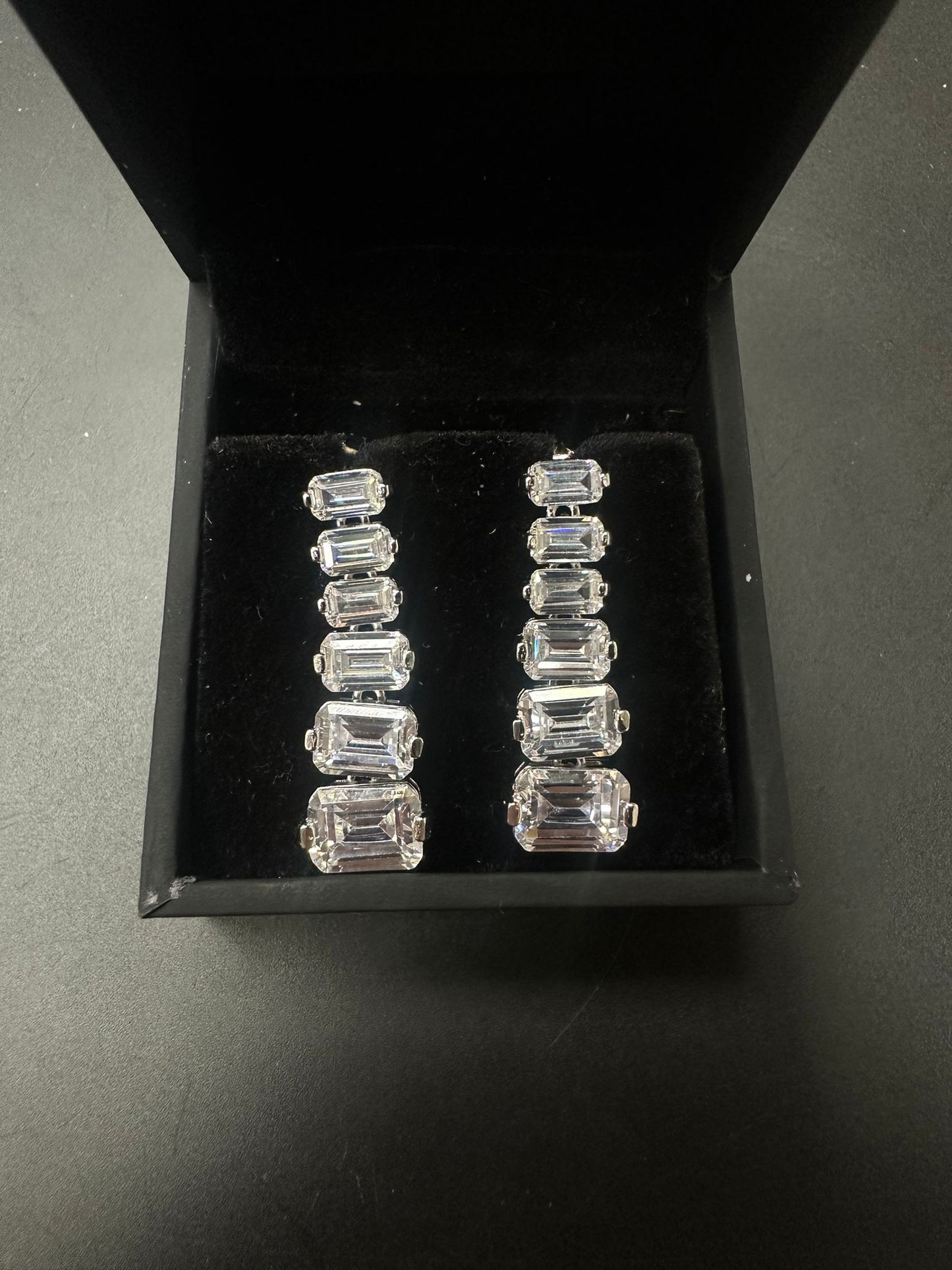 Sterling Silver Earring CZ Stone ECZCL502