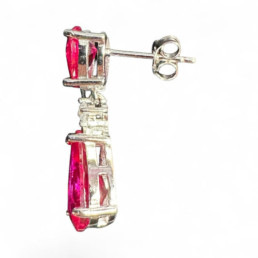 Sterling Silver Stud Earring CZ Stone ECZCL529