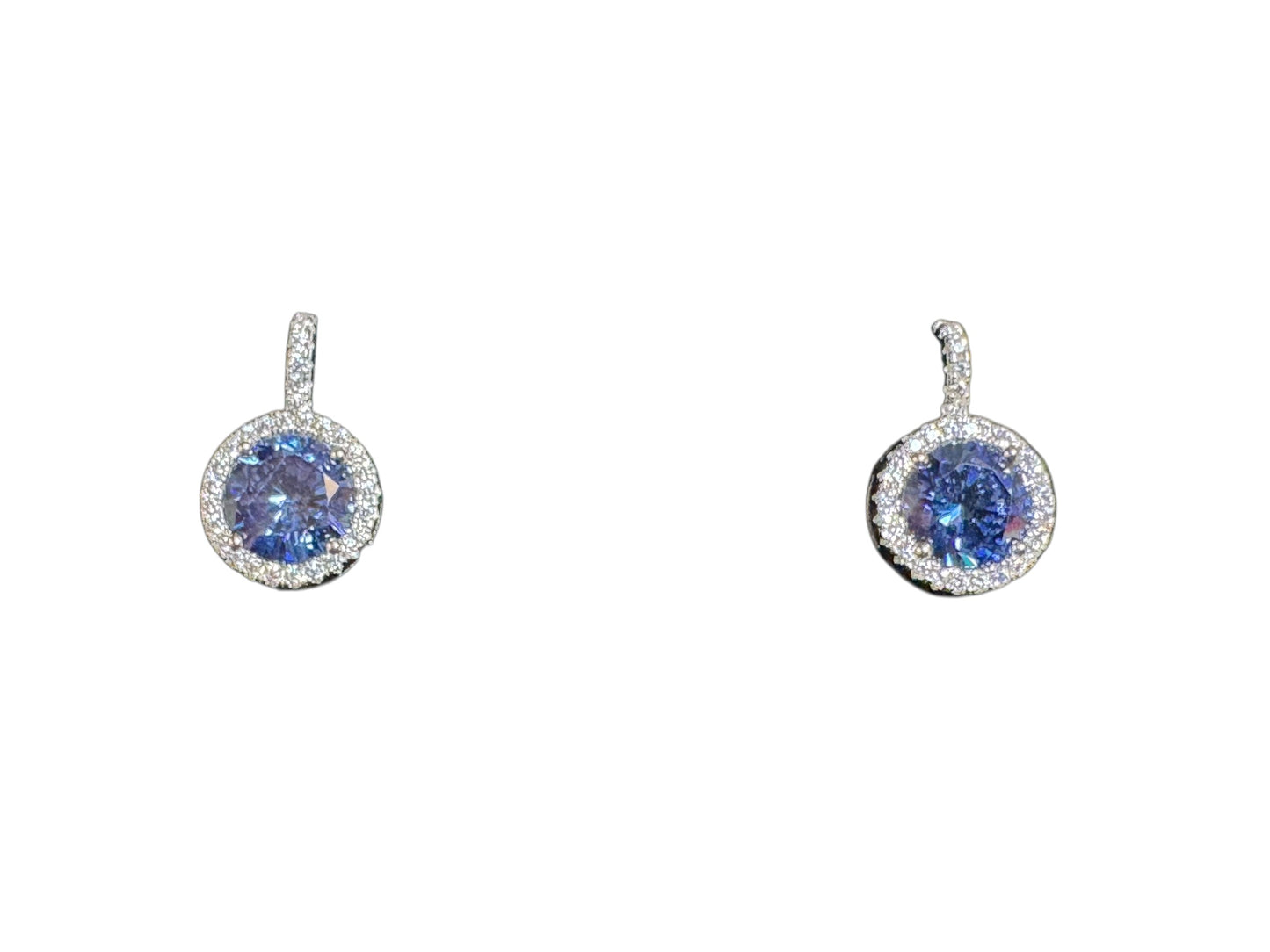 Sterling Silver Drop Earring CZ Stone EECZ639