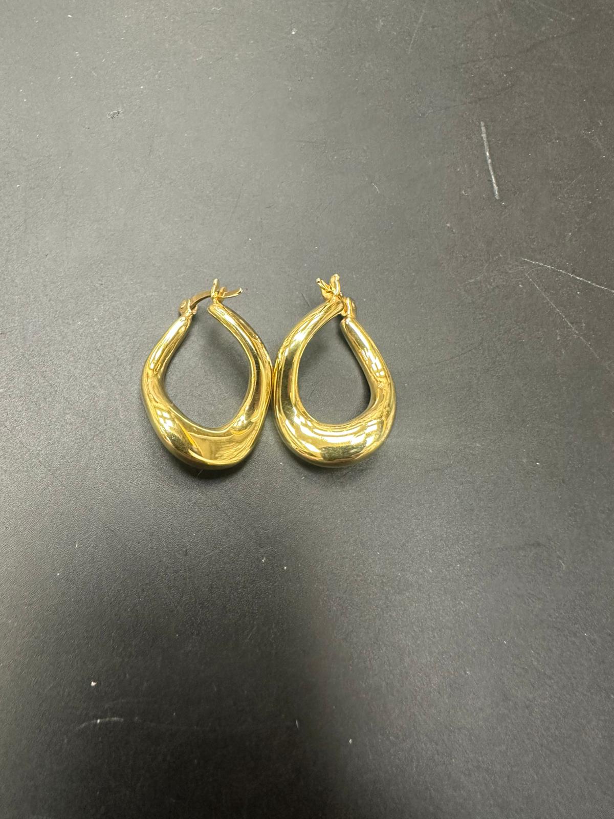 Sterling Silver Plain Earring EP100108