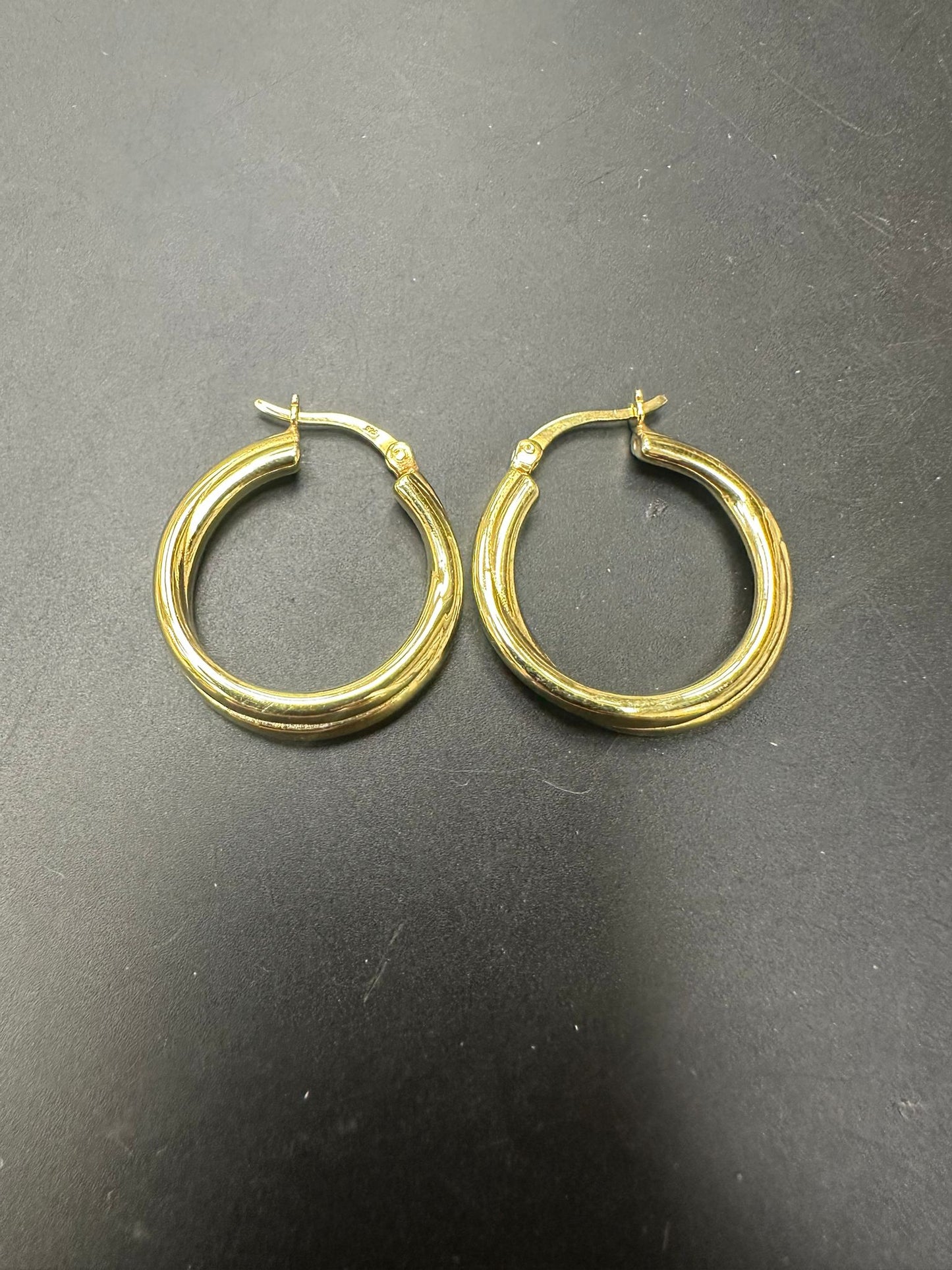 Sterling Silver Plain Earring EP100110