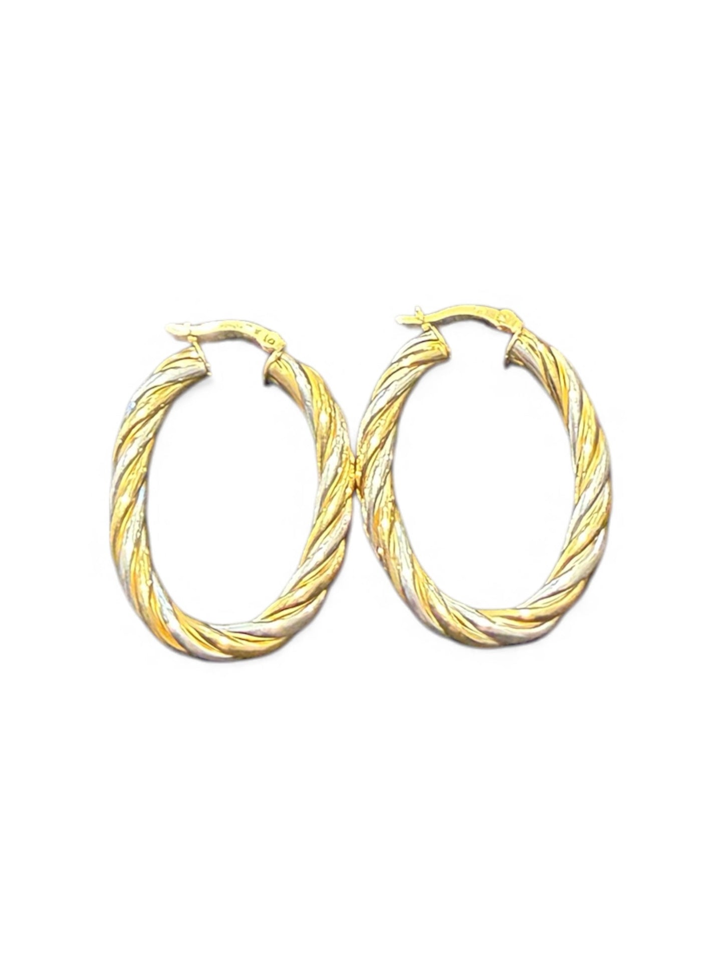 Sterling Silver Oval Earring EP100113