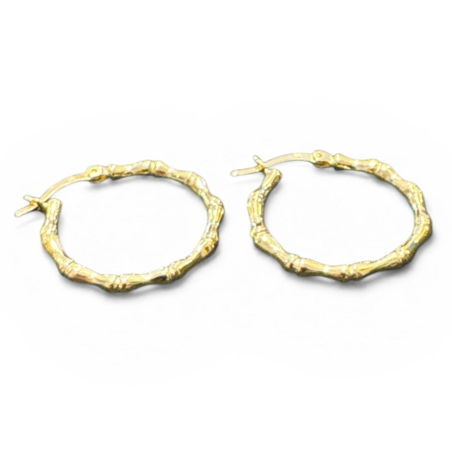 Sterling Silver Round Earring Plain EP100120