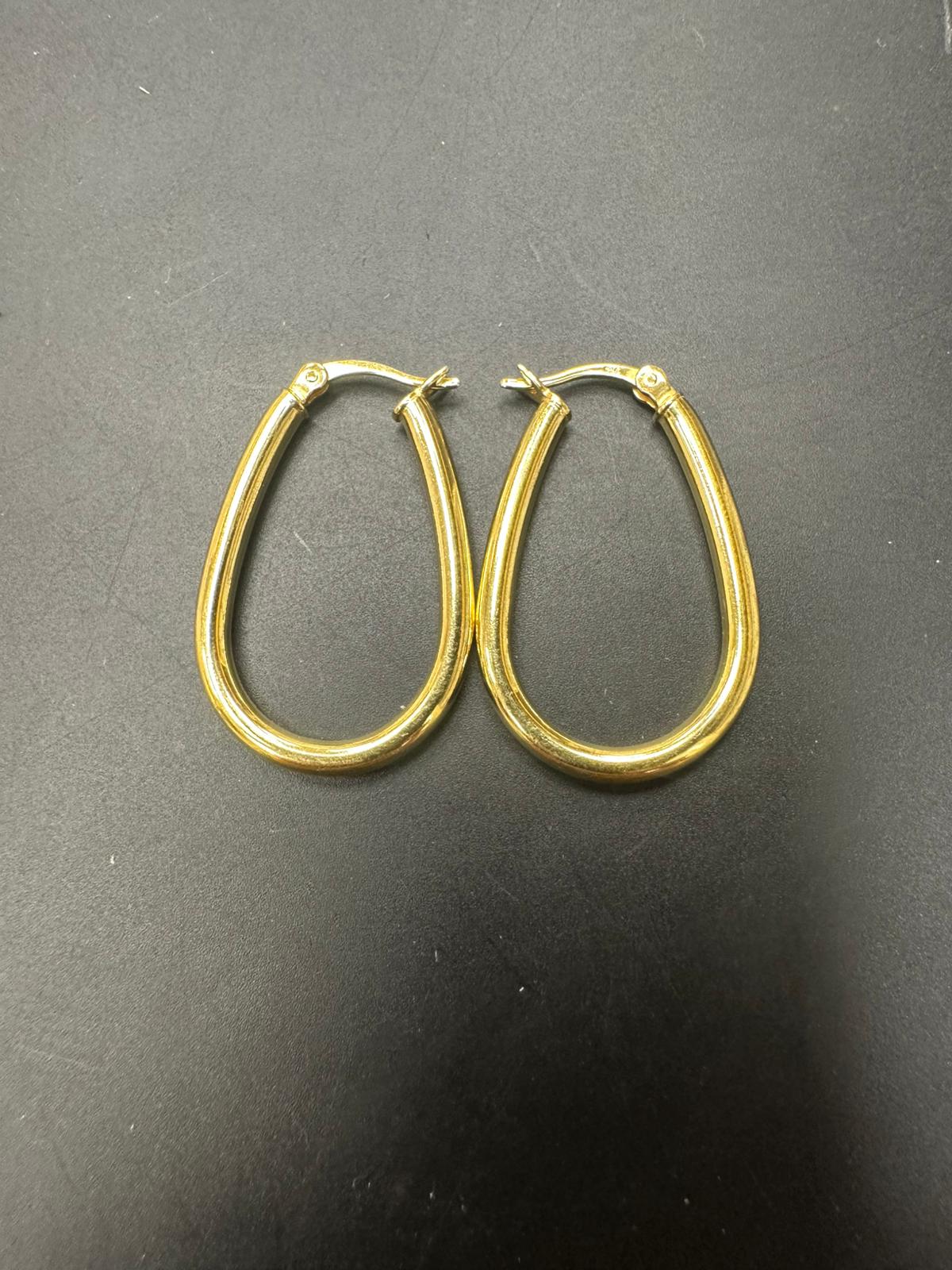 Sterling Silver Plain Earring EP100129