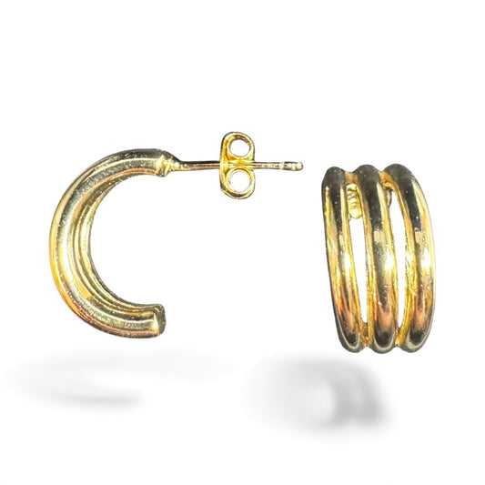 Sterling Silver Earring – Gold Plated