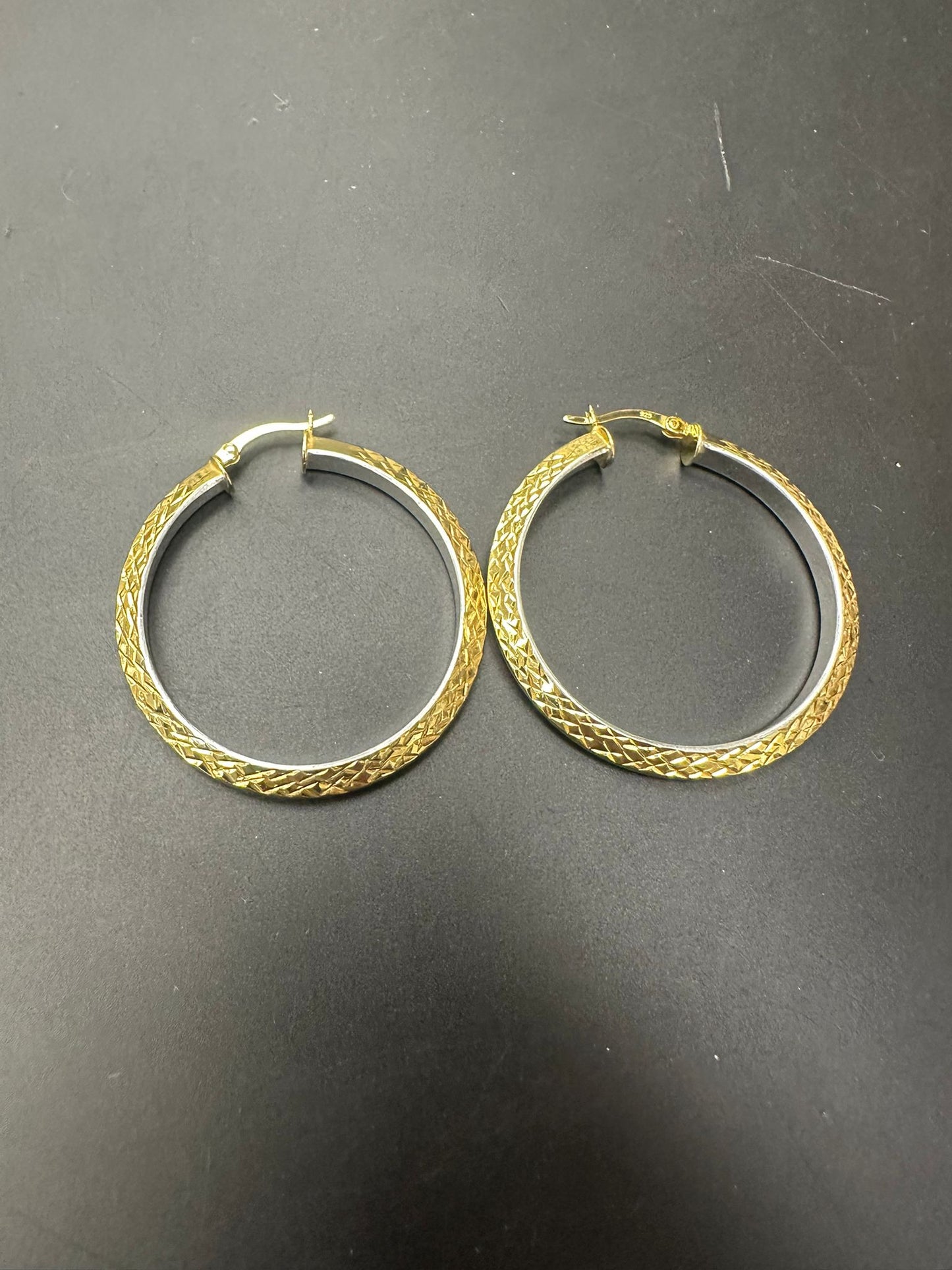 Sterling Silver Round Earring EP100608