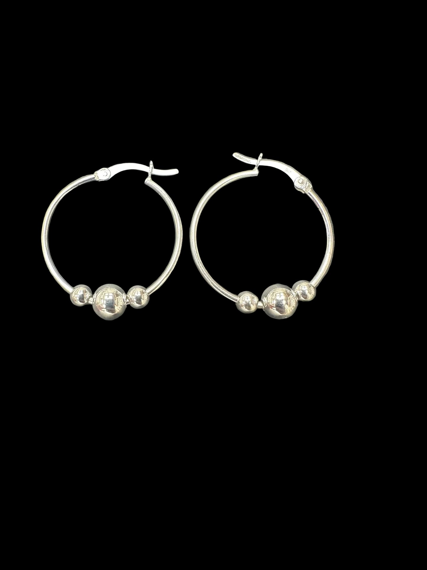 Sterling Silver Plain Earring EP100617