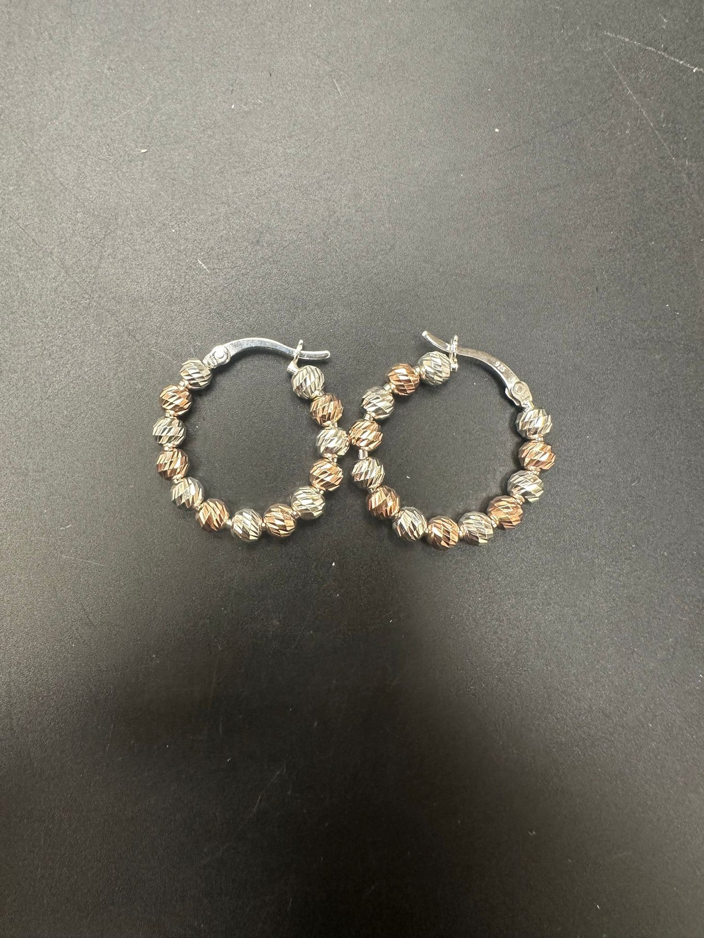 Sterling Silver Round Earring EP100620