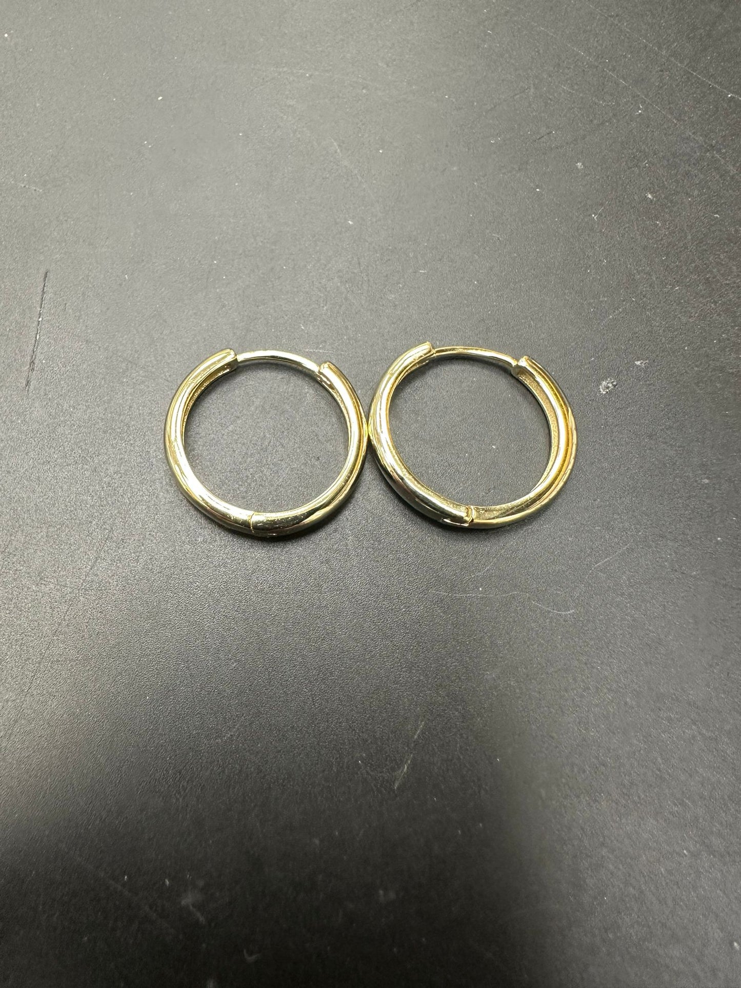 Sterling Silver Round Earring Plain EP10163