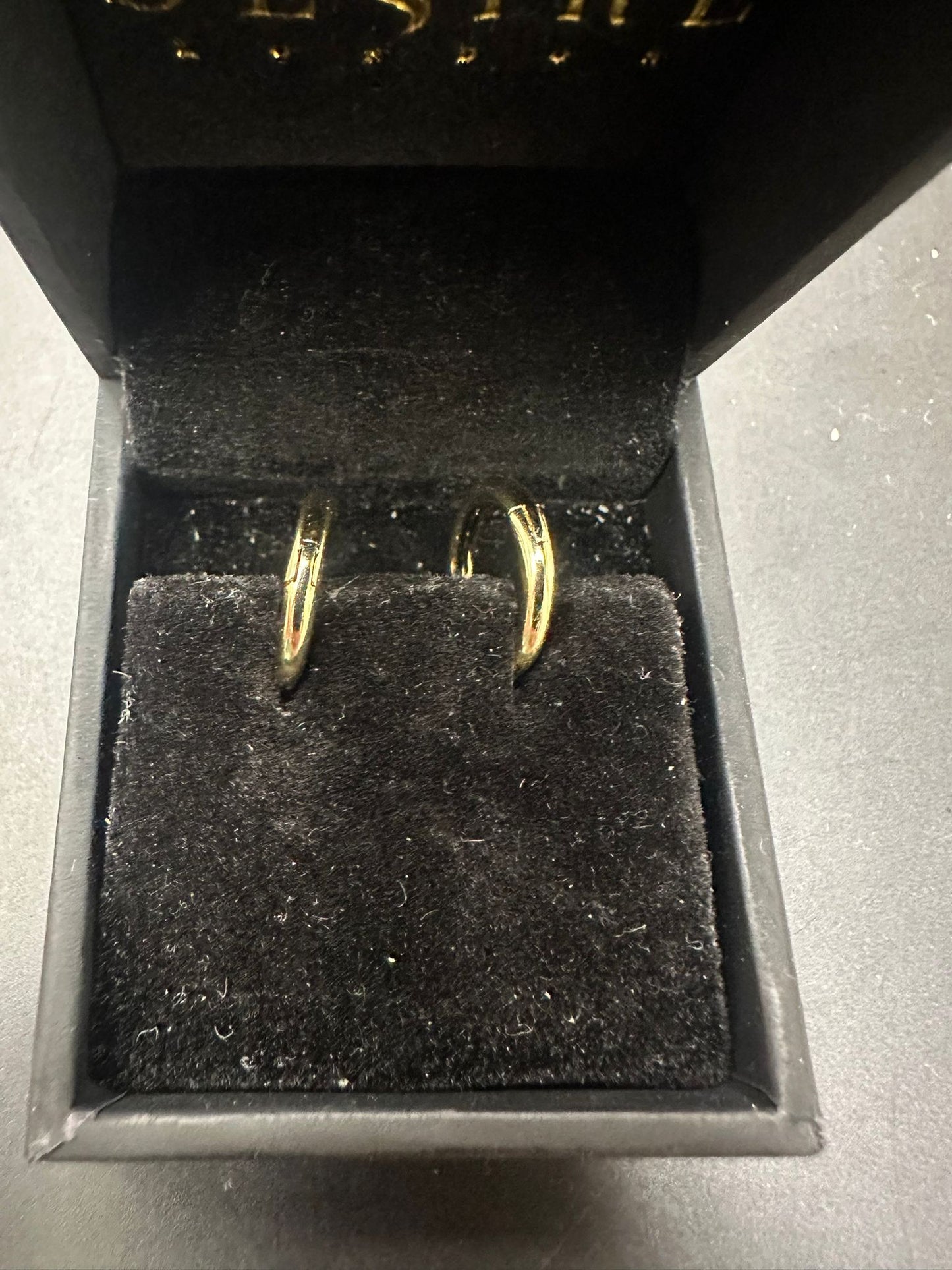 Sterling Silver Round Earring Plain EP10163Y