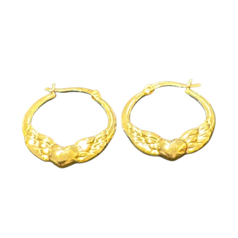 Sterling Silver Round Earring EP10201