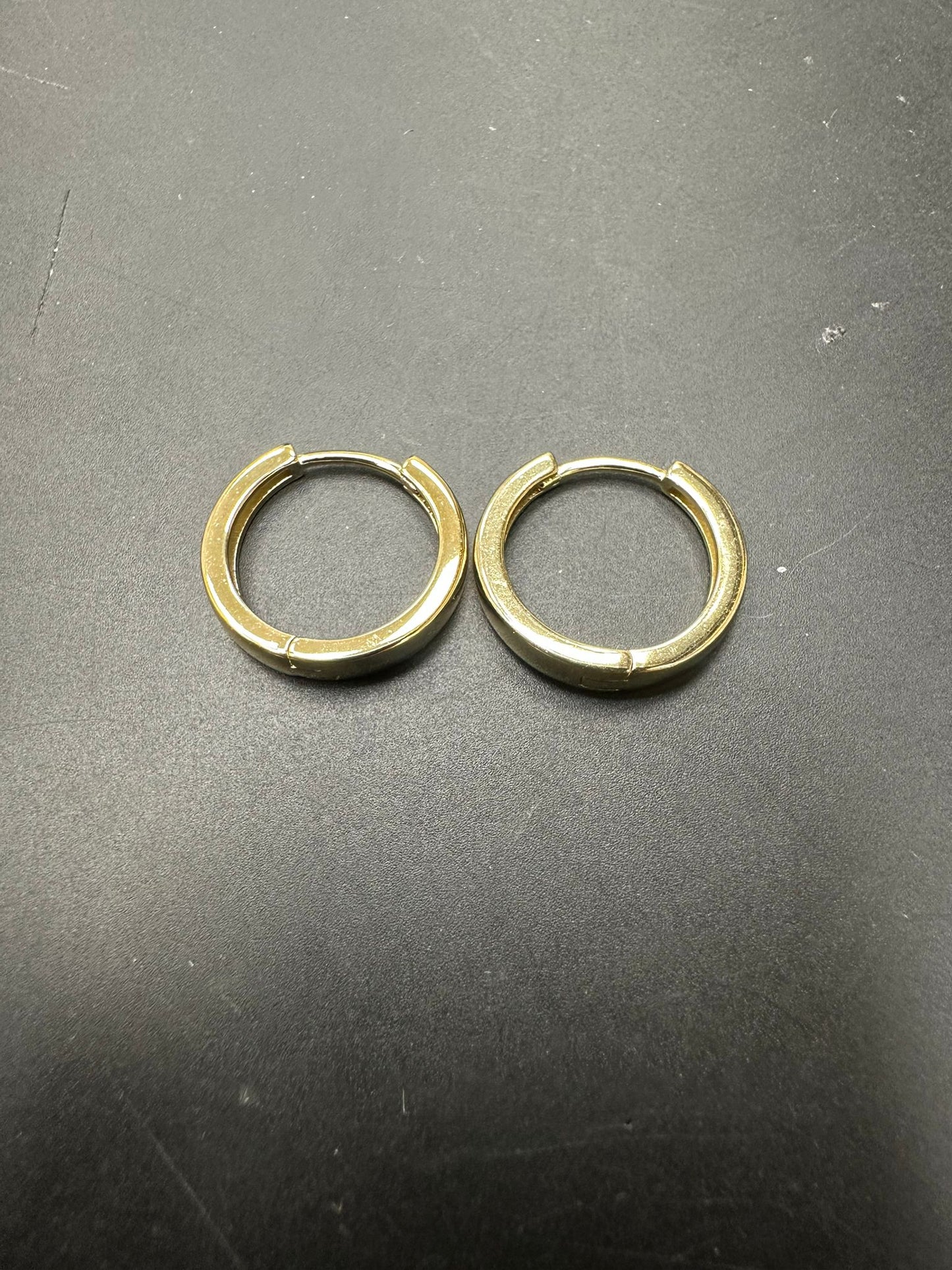 Sterling Silver Round Earring Plain EP10216