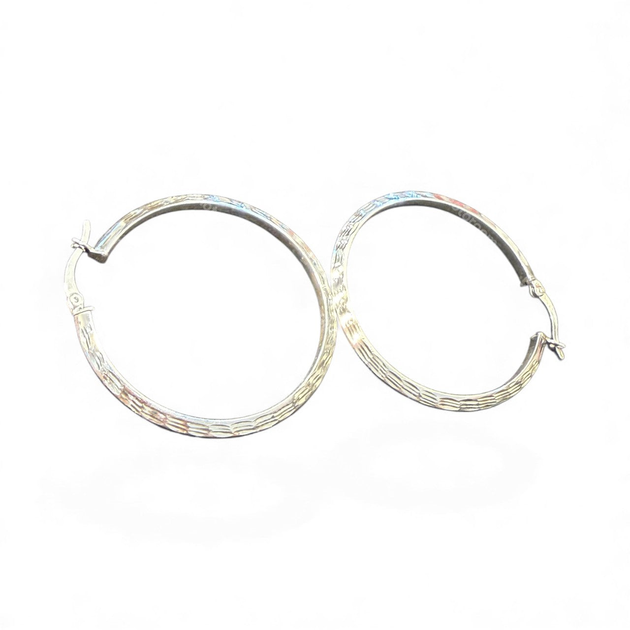 Sterling Silver Round Hoop Earring EP10277