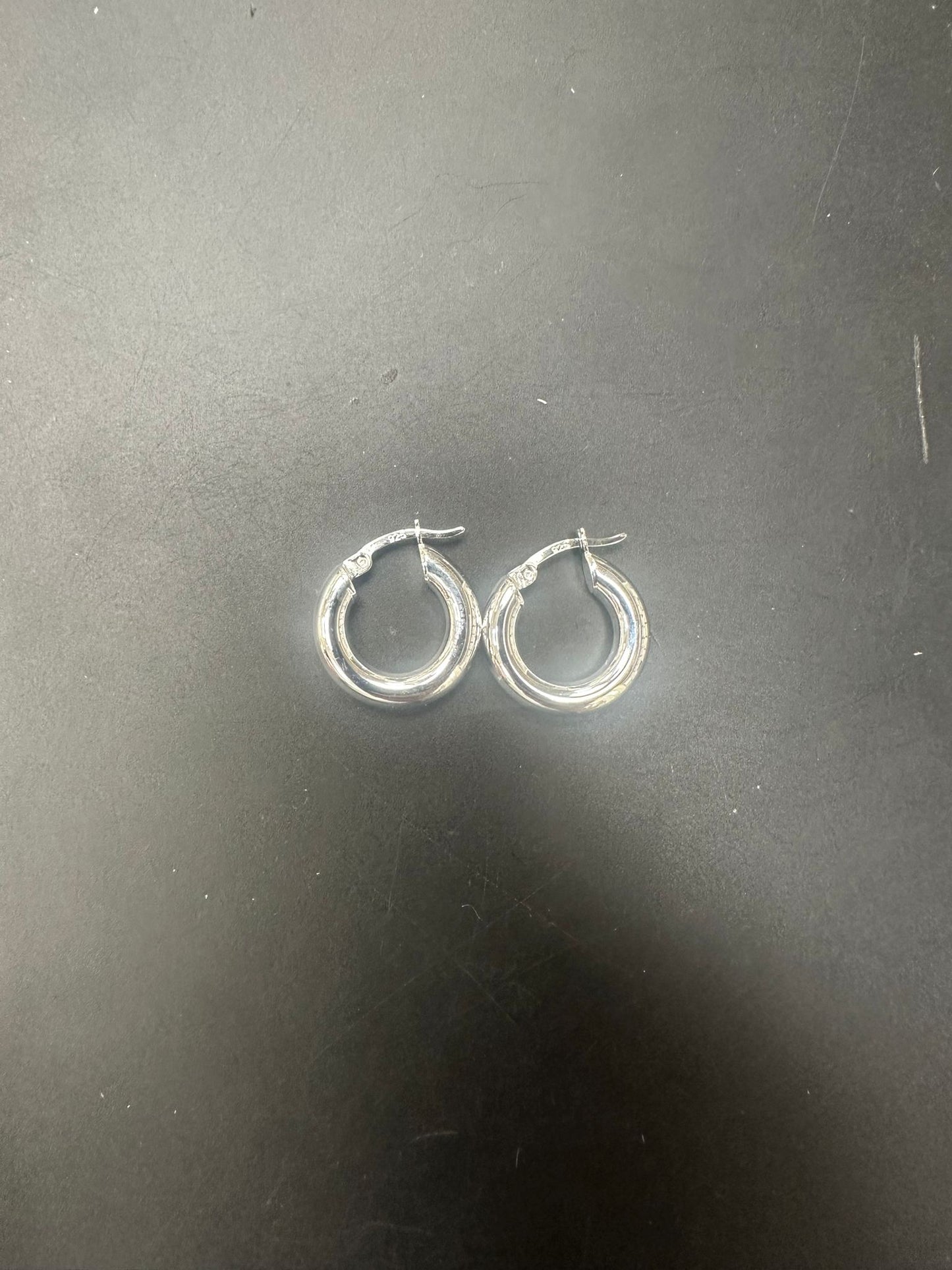 Sterling Silver Round Earring EP314.5