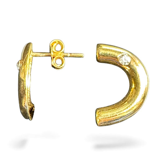 Sterling Silver Earring – Gold Plated