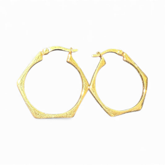 Sterling Silver Earring – Gold Plated