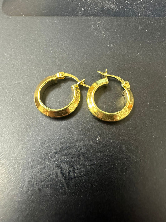 Sterling Silver Earring – Gold Plated