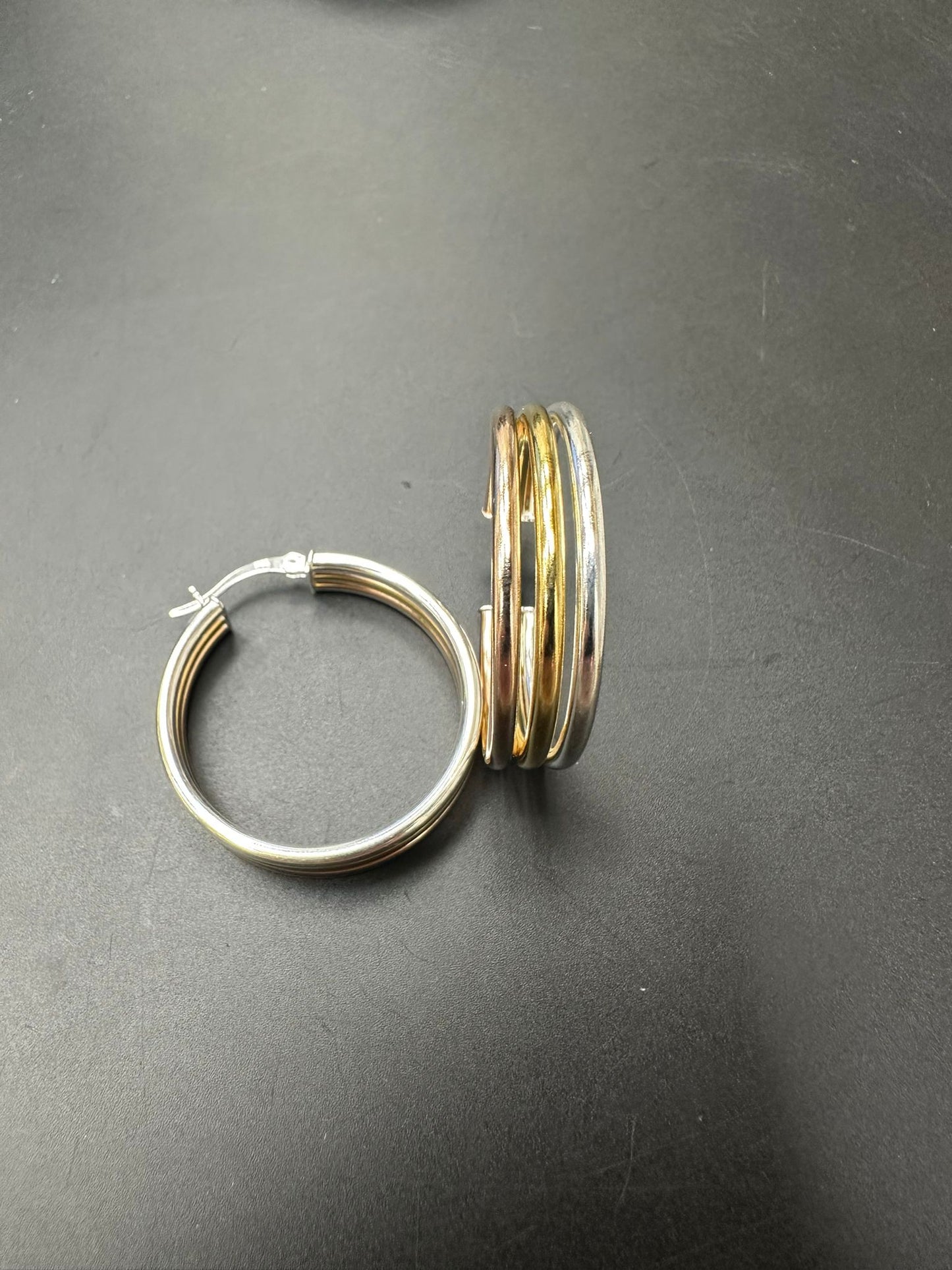 Sterling Silver Round Earring EP3328